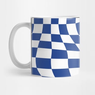 Everton Distorted Checkered Pattern Mug